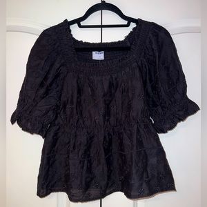 Women’s Old Navy Fitted Puff-Sleeve Top